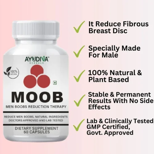 Ayudiva Herbals Moob  Capsules (60 Capsules)