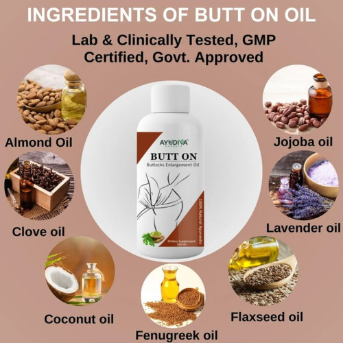 Ayudiva Herbals Butt On Oil (200ml)