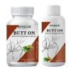 Ayudiva Herbals Butt On  Capsules + Butt On Oil (60cap + 200ml) (1Pack)