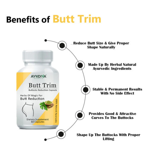 Ayudiva Herbals Butt Trim  Capsules (60 Capsules)