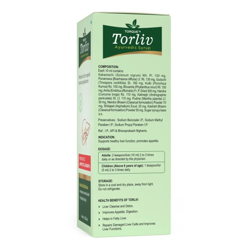 Torque Torliv Ayurvedic Syrup (200ml)