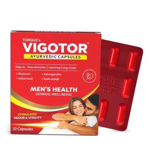 Torque Vigotor Ayurvedic  Capsules (10 Capsules)