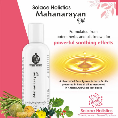 Solace Holistics Mahanarayan Oil (100ml)