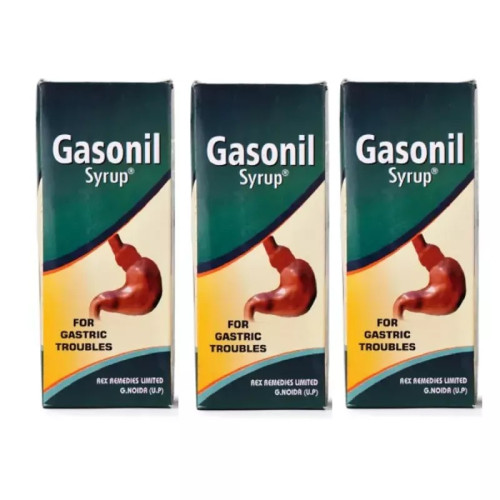 Rex Gasonil Syrup (200ml, Pack of 3)