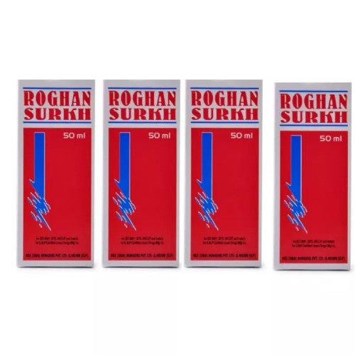 Rex Rogan Surkh (50ml, Pack of 4)