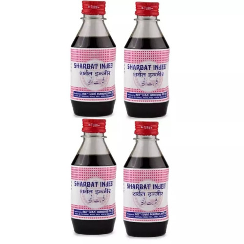 Rex Sharbat anjeer (200ml, Pack of 4)