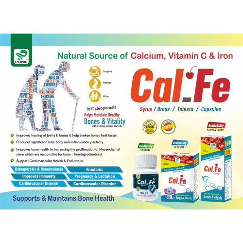 Prime Cal Fe  Capsules (100 Capsules)