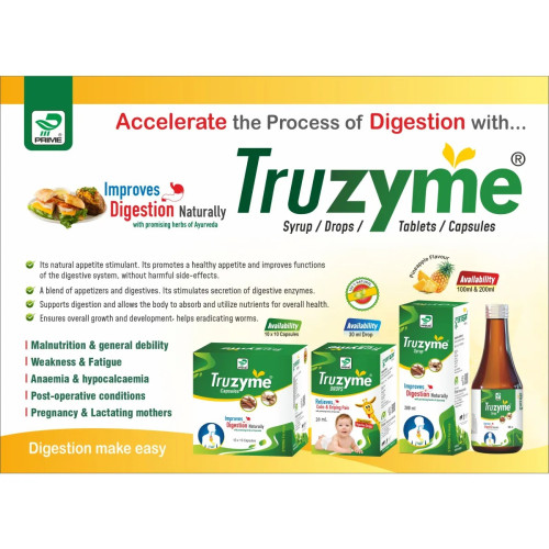 Prime Truzyme  Capsules (100 Capsules)