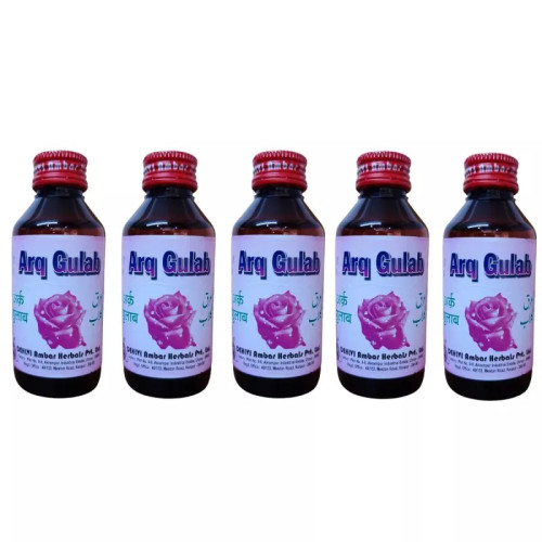 Dehlvi Ambar Arq Gulab (50ml, Pack of 5)