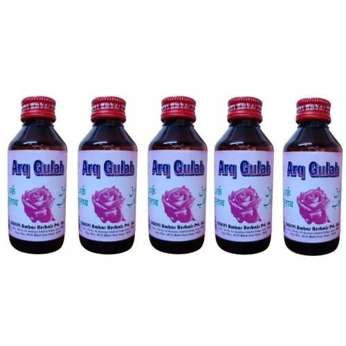 Dehlvi Ambar Arq Gulab (50ml, Pack of 5)