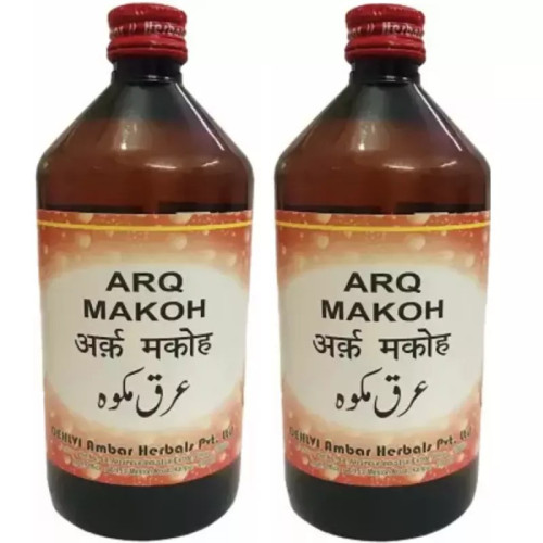 Dehlvi Ambar Arq Makoh (500ml, Pack of 2)