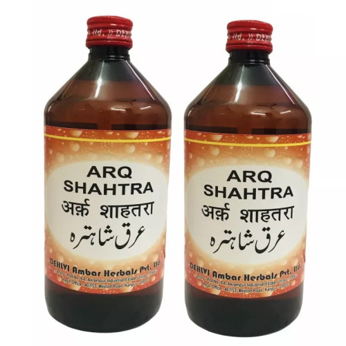Dehlvi Ambar Arq Shahtara (500ml, Pack of 2)