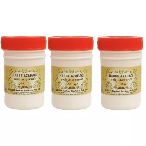 Dehlvi Ambar Habbe Azaraqi (50Pills, Pack of 3)