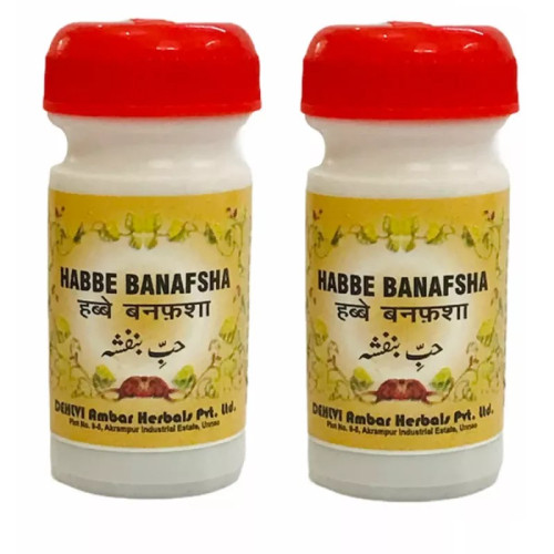 Dehlvi Ambar Habbe Banafsha (50Pills, Pack of 2)