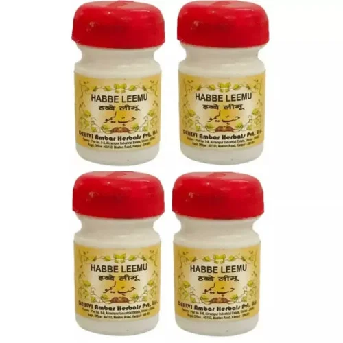 Dehlvi Ambar Habbe Lemu (20Pills, Pack of 4)