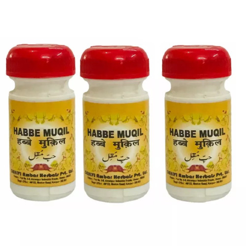 Dehlvi Ambar Habbe Muqil (40Pills, Pack of 3)