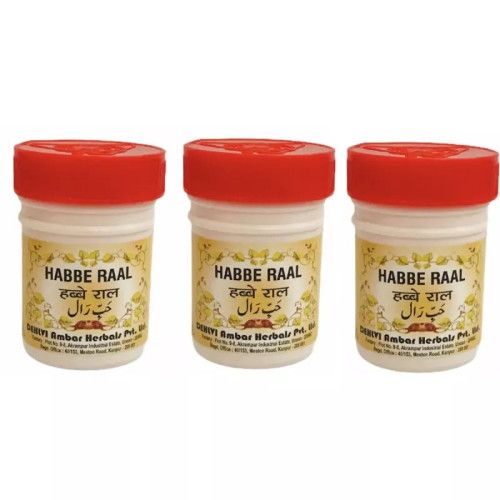 Dehlvi Ambar Habbe Raal (50 Tablets, Pack of 3)