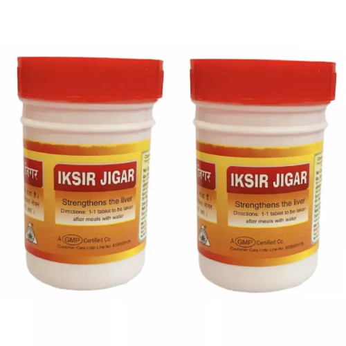 Dehlvi Ambar Iksir Jigar (80 Tablets, Pack of 2)