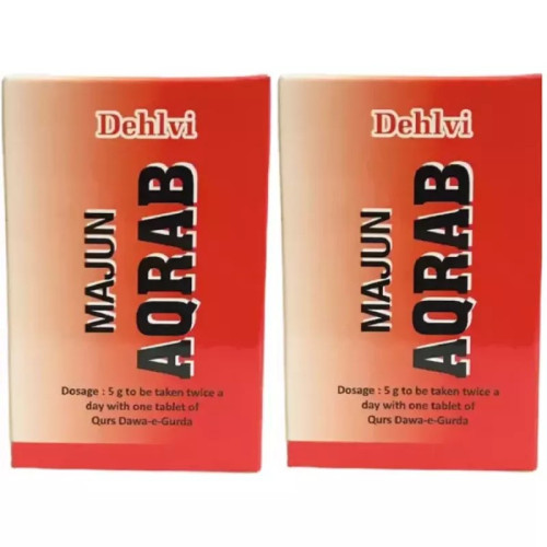 Dehlvi Ambar Majun Aqarab (60g, Pack of 2)