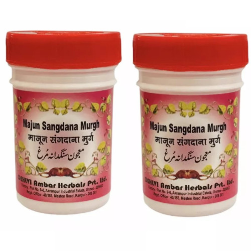 Dehlvi Ambar Majun Sangdana Murgh (125g, Pack of 2)