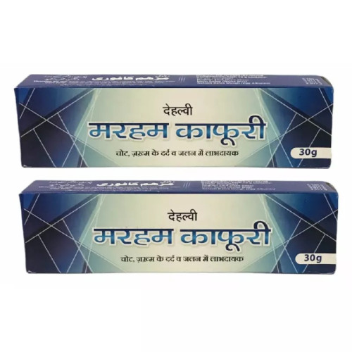 Dehlvi Ambar Marham Kafoori (30g, Pack of 2)