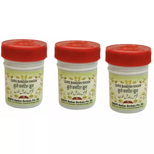 Dehlvi Ambar Qurs Bandish Khoon (10 Tablets, Pack of 3)