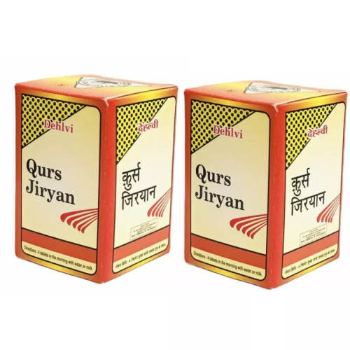 Dehlvi Ambar Qurs Jiryan (40 Tablets, Pack of 2)