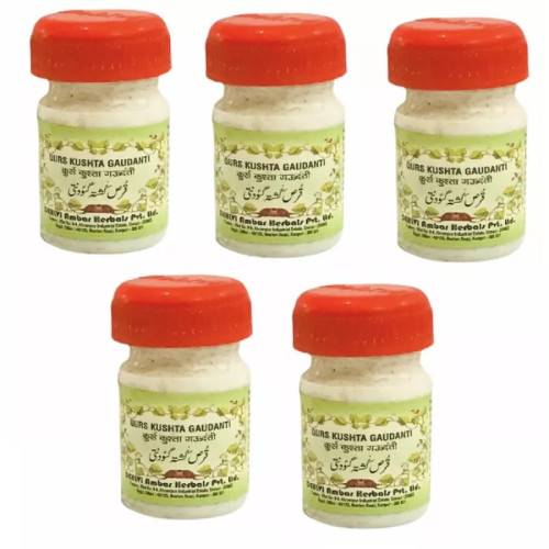 Dehlvi Ambar Qurs Kushta Gaudanti (30 Tablets, Pack of 6)