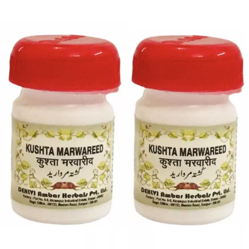 Dehlvi Ambar Qurs Kushta Marwareed (20 Tablets, Pack of 2)