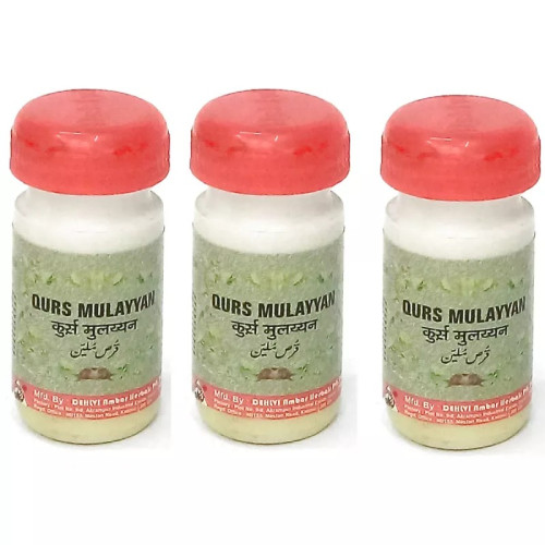 Dehlvi Ambar Qurs Mulayyan (10 Tablets, Pack of 3)