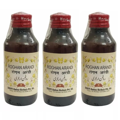 Dehlvi Ambar Roghan Arandi (50ml, Pack of 3)