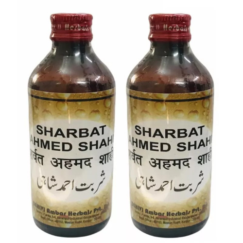Dehlvi Ambar Sharbat Ahmed Shahi (200ml, Pack of 2)