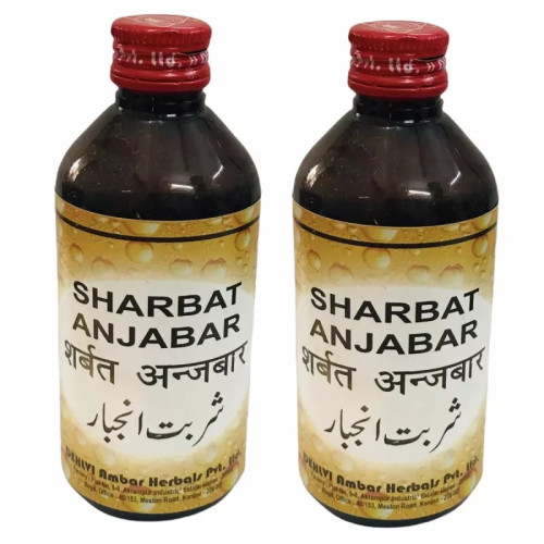 Dehlvi Ambar Sharbat Anjabar (200ml, Pack of 2)