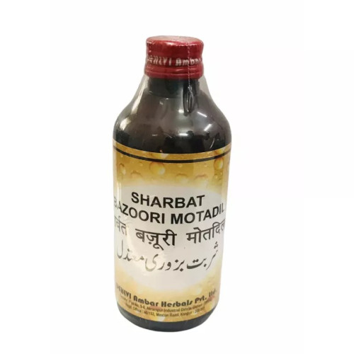 Dehlvi Ambar Sharbat Bazoori Motadil (500ml)