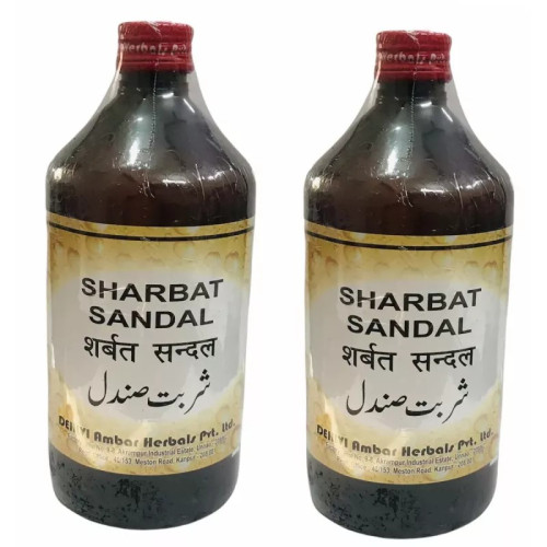 Dehlvi Ambar Sharbat Sandal (200ml, Pack of 2)