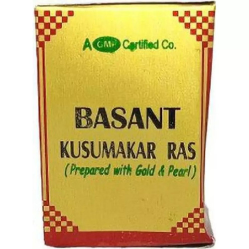 Dehlvi Ambar Basant Kusumakar Ras (Gold) (25 Tablets)