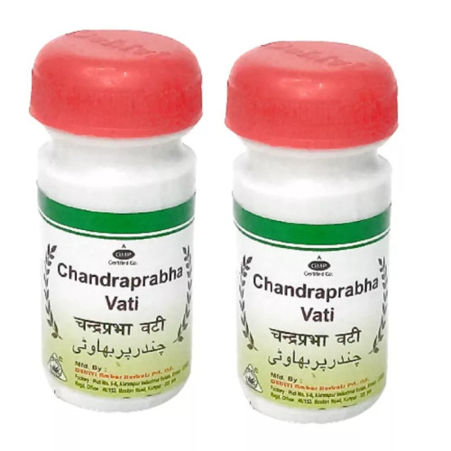 Dehlvi Ambar Chandraprabha Vati (40Pills, Pack of 2)