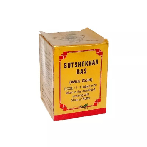 Dehlvi Ambar Sutshekhar Ras Vrihat (25 Tablets)