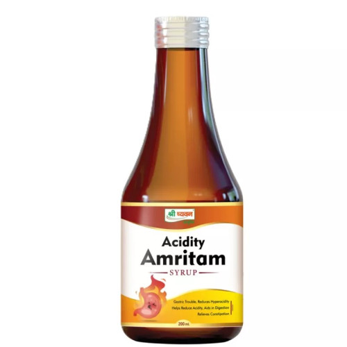 Shri Chyawan Ayurveda Acidity Amritam Syrup (200ml)