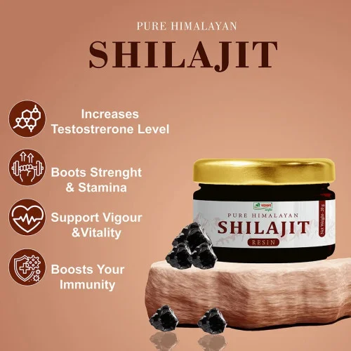 Shri Chyawan Ayurveda Himalayan Shilajit Resin (20g)