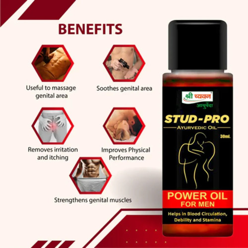 Shri Chyawan Ayurveda Stud-Pro Oil For Men (30ml)