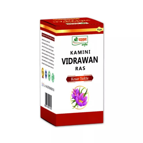 Shri Chyawan Ayurveda Kamini Vidrawan Ras (10g)