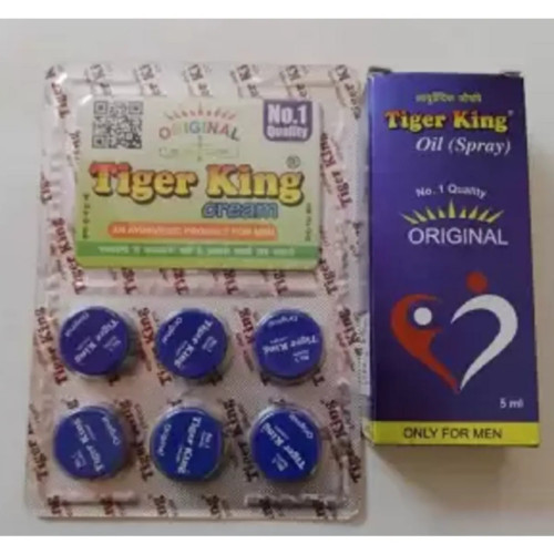 Roy Biotech Tiger King Oil Spray For Men (5ml, Pack of 2)