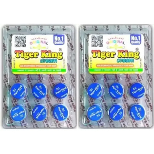 Roy Biotech Tiger King Cream For Men (9g, Pack of 2)