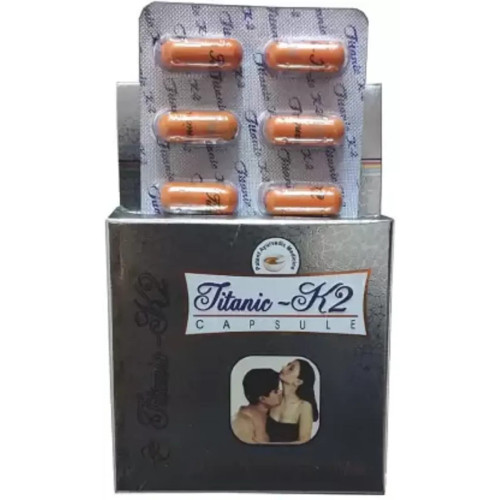 Roy Biotech Titanic K2  Capsulesule For Men (6 Capsules)