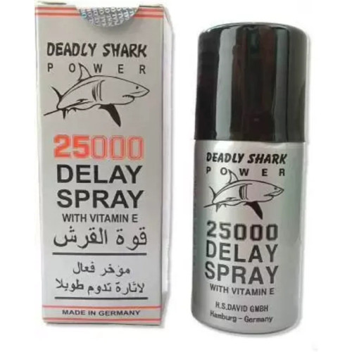 Roy Biotech Shark Power 25000 Delay Spray (40ml)