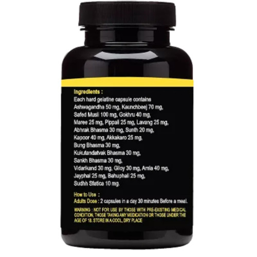 Roy Biotech Spartin  Capsulesule (60 Capsules)