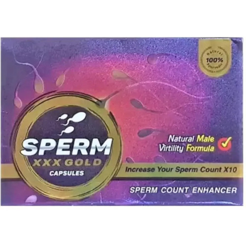 Roy Biotech Sperm Xxx Gold  Capsules For Men (10 Capsules)