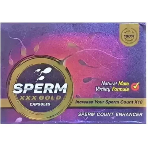 Roy Biotech Sperm Xxx Gold  Capsules For Men (10 Capsules)