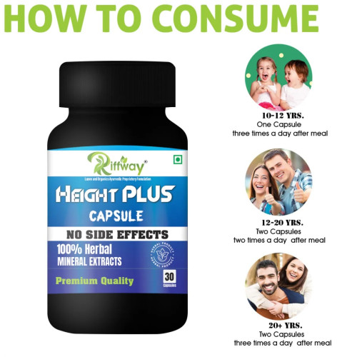 Riffway Height Plus  Capsules (30 Capsules)